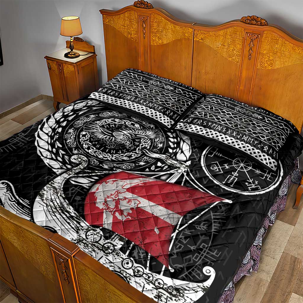 Viking Denmark Quilt Bed Set Danish Viking Ship