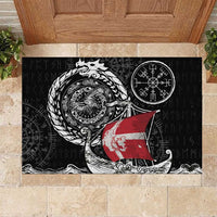 Viking Denmark Rubber Doormat Danish Viking Ship