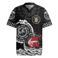 Personalized Viking Denmark Rugby Jersey Danish Viking Ship