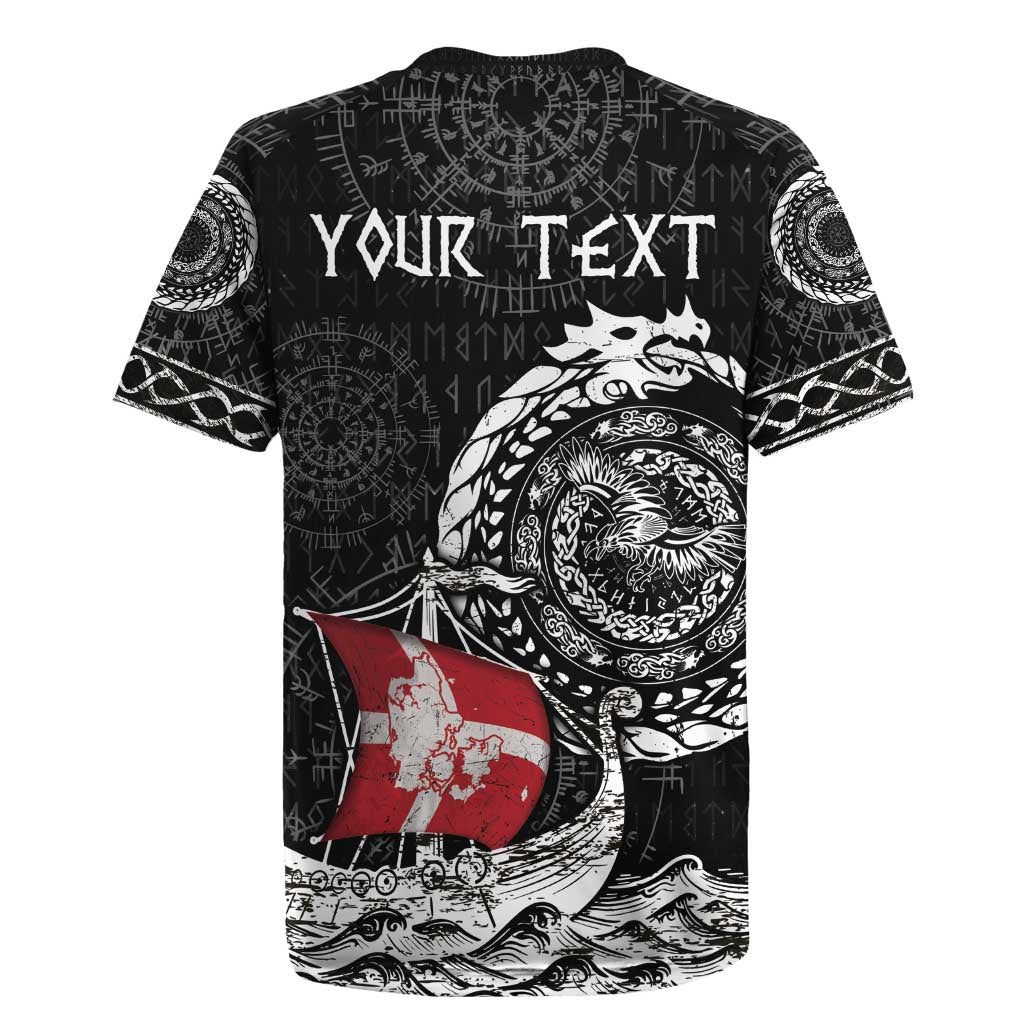 Personalized Viking Denmark Rugby Jersey Danish Viking Ship