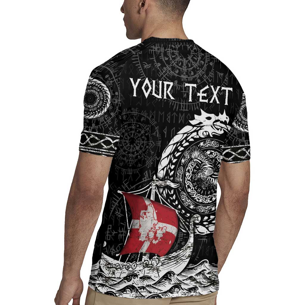Personalized Viking Denmark Rugby Jersey Danish Viking Ship