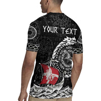 Personalized Viking Denmark Rugby Jersey Danish Viking Ship