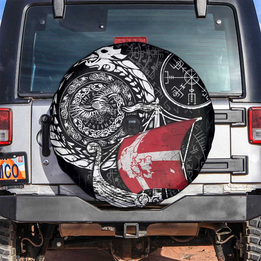 Viking Denmark Spare Tire Cover Danish Viking Ship