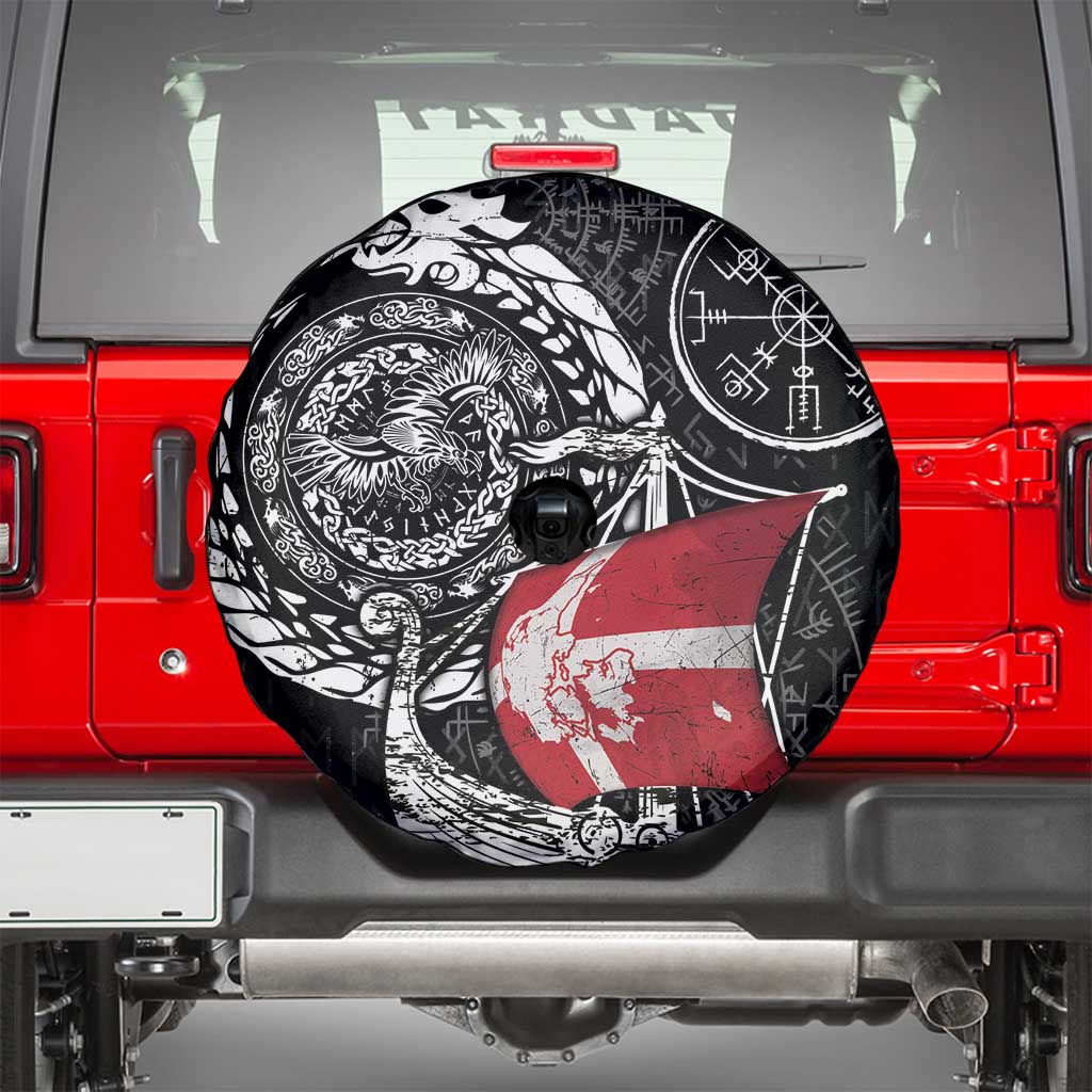 Viking Denmark Spare Tire Cover Danish Viking Ship