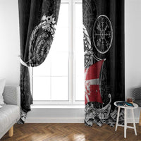 Viking Denmark Window Curtain Danish Viking Ship
