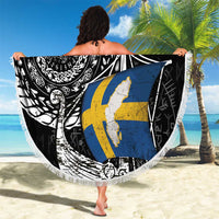 Viking Sweden Beach Blanket Swedish Viking Ship