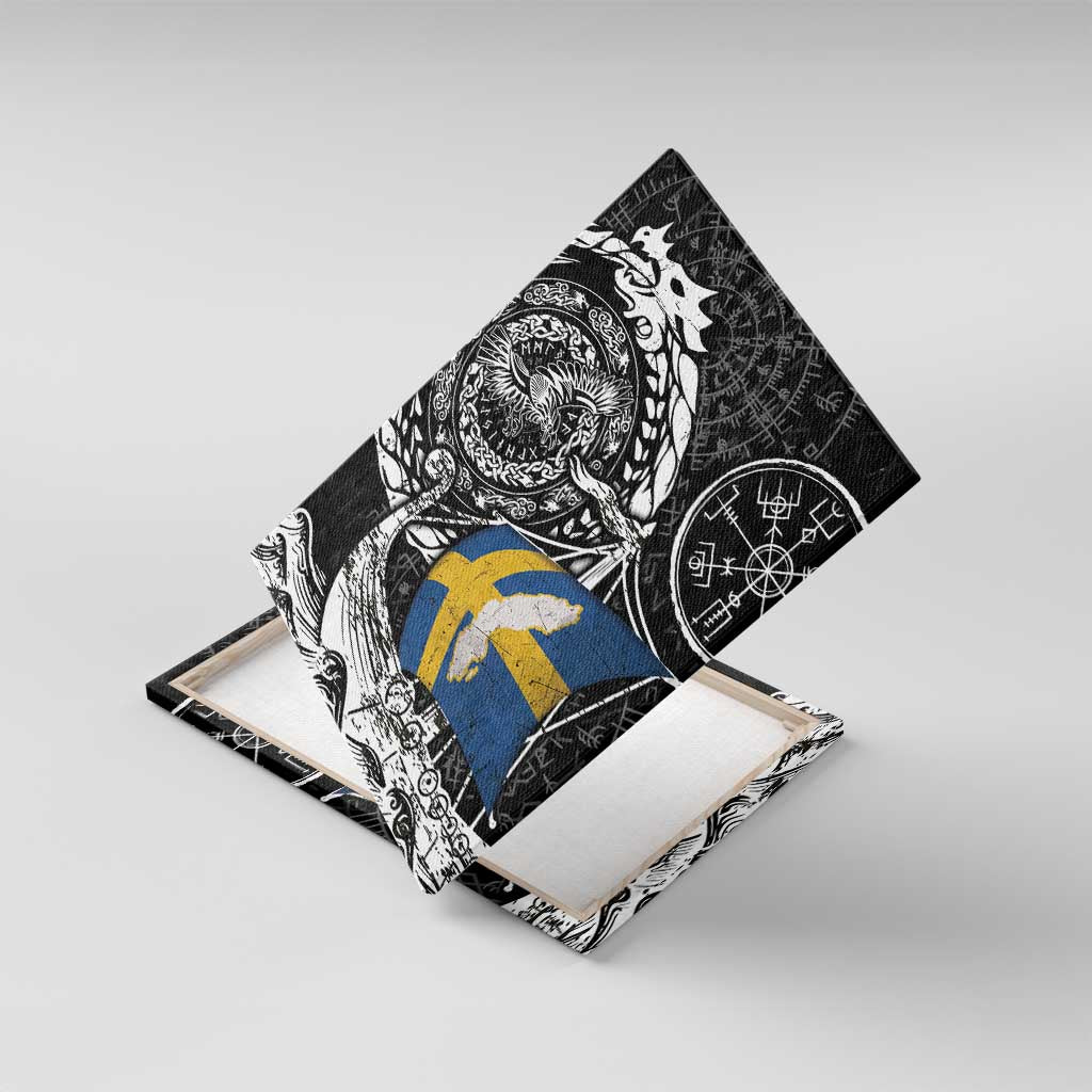 Viking Sweden Canvas Wall Art Swedish Viking Ship