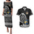 Personalized Viking Sweden Couples Matching Puletasi and Hawaiian Shirt Swedish Viking Ship