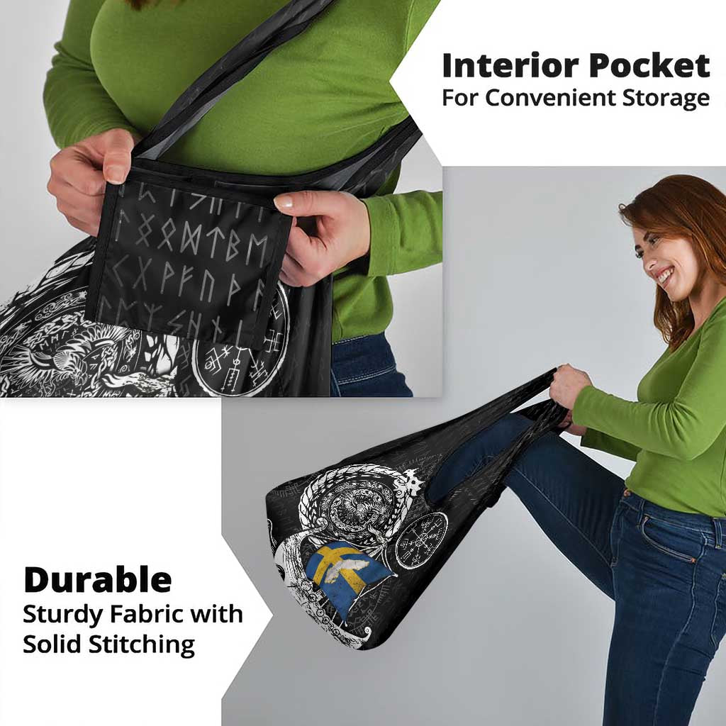 Viking Sweden Grocery Bag Swedish Viking Ship