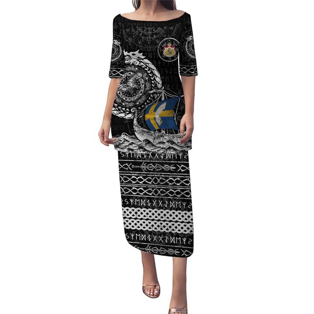 Personalized Viking Sweden Puletasi Swedish Viking Ship