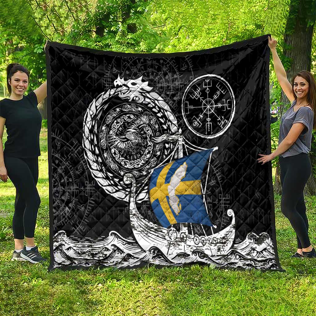 Viking Sweden Quilt Swedish Viking Ship
