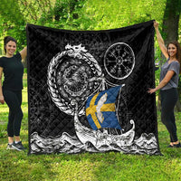 Viking Sweden Quilt Swedish Viking Ship