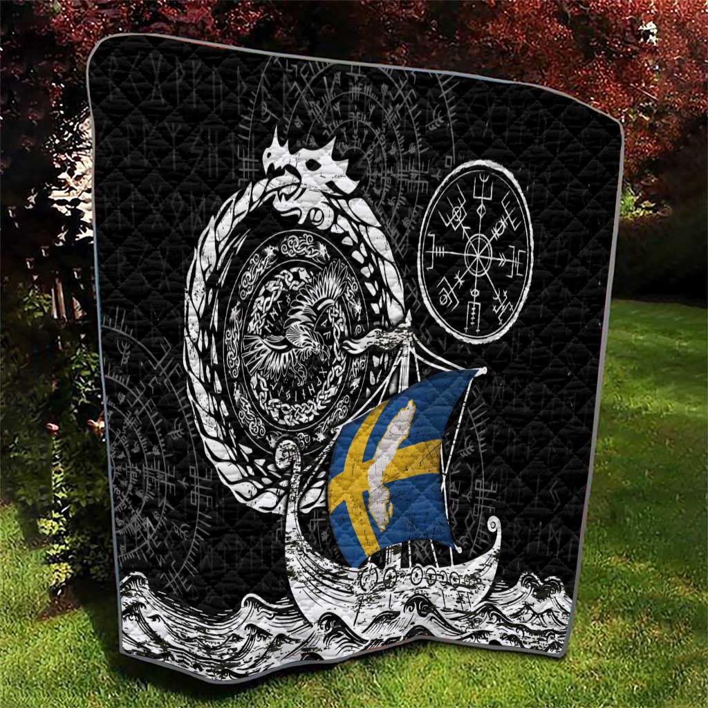 Viking Sweden Quilt Swedish Viking Ship