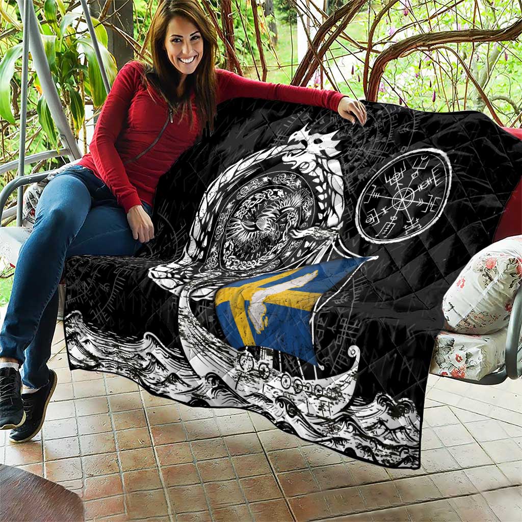 Viking Sweden Quilt Swedish Viking Ship