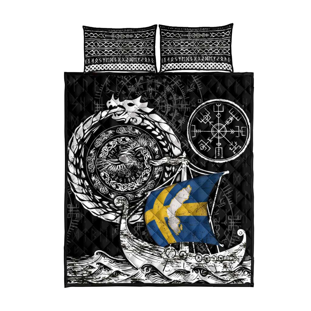 Viking Sweden Quilt Bed Set Swedish Viking Ship