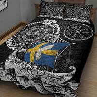 Viking Sweden Quilt Bed Set Swedish Viking Ship