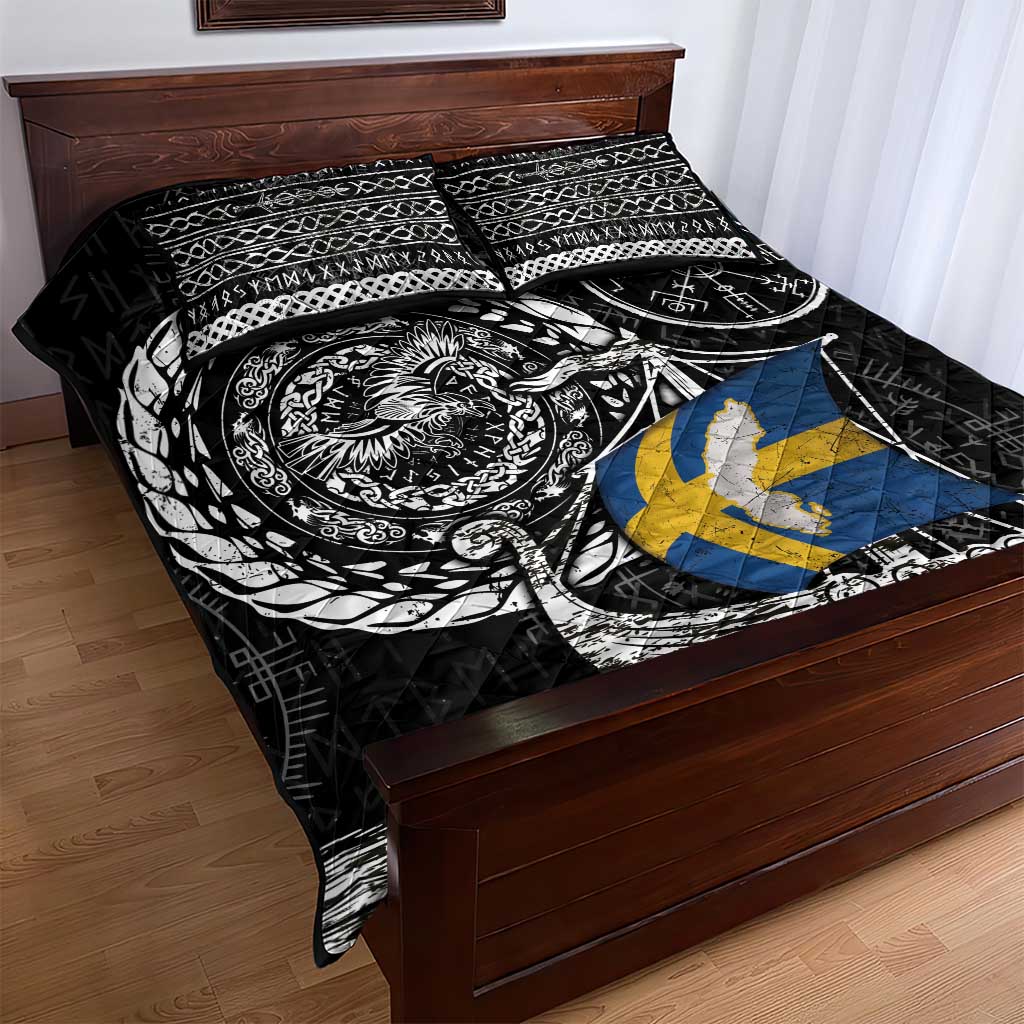 Viking Sweden Quilt Bed Set Swedish Viking Ship