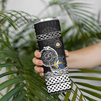 Personalized Viking Sweden Skinny Tumbler Swedish Viking Ship