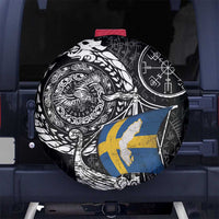 Viking Sweden Spare Tire Cover Swedish Viking Ship