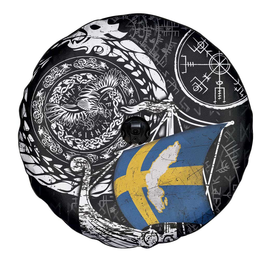 Viking Sweden Spare Tire Cover Swedish Viking Ship