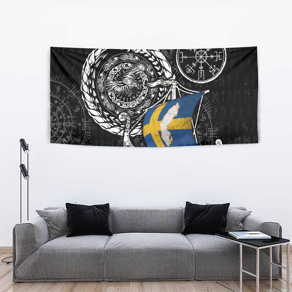 Viking Sweden Tapestry Swedish Viking Ship