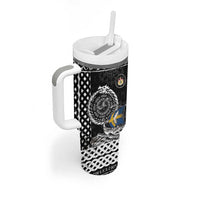 Personalized Viking Sweden Tumbler With Handle Swedish Viking Ship