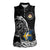 Personalized Viking Sweden Women Sleeveless Polo Shirt Swedish Viking Ship