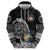 Personalized Viking Sweden Zip Hoodie Swedish Viking Ship