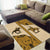 Cowboy Area Rug Horse Riding Retro Western Yoke Beige - Wonder Print Shop