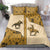 Cowboy Bedding Set Horse Riding Retro Western Yoke Beige - Wonder Print Shop