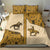 Cowboy Bedding Set Horse Riding Retro Western Yoke Beige - Wonder Print Shop