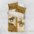 Cowboy Bedding Set Horse Riding Retro Western Yoke Beige - Wonder Print Shop