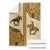 Cowboy Blanket Horse Riding Retro Western Yoke Beige - Wonder Print Shop