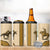 Cowboy 4 in 1 Can Cooler Tumbler Horse Riding Retro Western Yoke Beige - Wonder Print Shop
