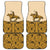Cowboy Car Mats Horse Riding Retro Western Yoke Beige - Wonder Print Shop