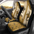 Cowboy Car Seat Cover Horse Riding Retro Western Yoke Beige - Wonder Print Shop