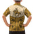 Cowboy Family Matching Mermaid Dress and Hawaiian Shirt Horse Riding Retro Western Yoke Beige - Wonder Print Shop