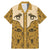 Cowboy Family Matching Mermaid Dress and Hawaiian Shirt Horse Riding Retro Western Yoke Beige - Wonder Print Shop