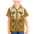Cowboy Family Matching Mermaid Dress and Hawaiian Shirt Horse Riding Retro Western Yoke Beige - Wonder Print Shop