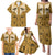 Cowboy Family Matching Puletasi and Hawaiian Shirt Horse Riding Retro Western Yoke Beige - Wonder Print Shop