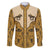 Cowboy Family Matching Puletasi and Hawaiian Shirt Horse Riding Retro Western Yoke Beige - Wonder Print Shop