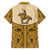 Cowboy Family Matching Summer Maxi Dress and Hawaiian Shirt Horse Riding Retro Western Yoke Beige - Wonder Print Shop