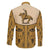 Cowboy Family Matching Summer Maxi Dress and Hawaiian Shirt Horse Riding Retro Western Yoke Beige - Wonder Print Shop