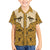 Cowboy Family Matching Summer Maxi Dress and Hawaiian Shirt Horse Riding Retro Western Yoke Beige - Wonder Print Shop