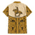Cowboy Hawaiian Shirt Horse Riding Retro Western Yoke Beige - Wonder Print Shop