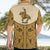 Cowboy Hawaiian Shirt Horse Riding Retro Western Yoke Beige - Wonder Print Shop
