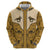 Cowboy Hoodie Horse Riding Retro Western Yoke Beige - Wonder Print Shop