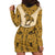 Cowboy Hoodie Dress Horse Riding Retro Western Yoke Beige - Wonder Print Shop