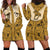 Cowboy Hoodie Dress Horse Riding Retro Western Yoke Beige - Wonder Print Shop