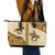 Cowboy Leather Tote Bag Horse Riding Retro Western Yoke Beige - Wonder Print Shop